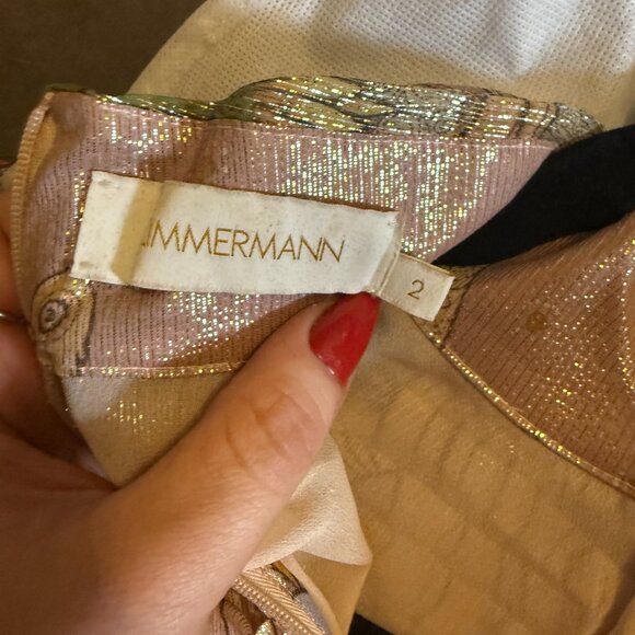 Like New Zimmerman Cosmic Handkerchief Mini Dress Zodiac Girls Tile 2 - Picture 7 of 9